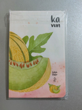 Kavun Kokulu Defter Yeşil-sarı