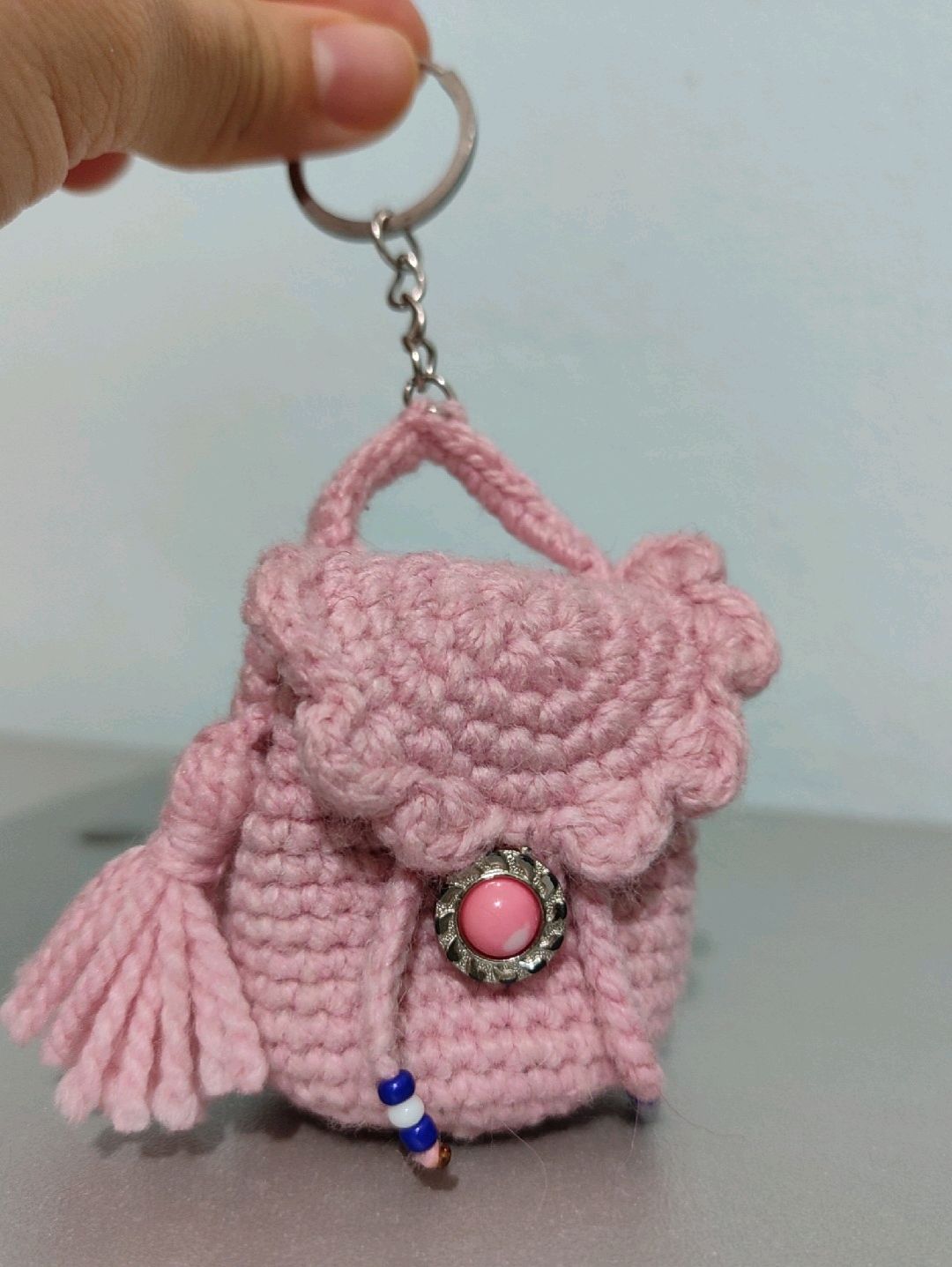 amigurumi-canta-anahtarlik-pembe