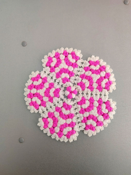 Renk Çarkı Modelli Lif Pembe