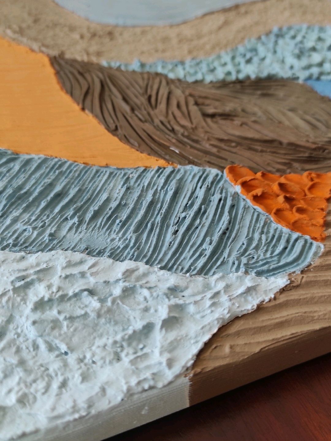 fall---el-yapimi-dokulu-sonbahar-alci-tablo-plaster-texture-art