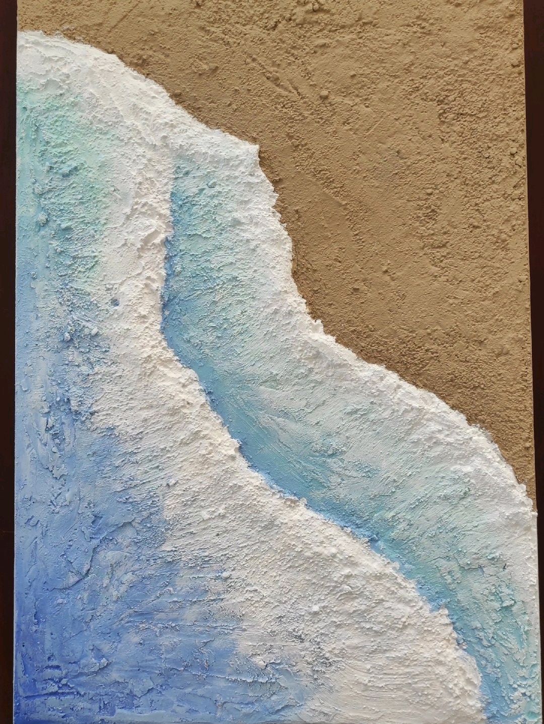 ibiza---el-yapimi-kum-dokulu-okyanus-sahili-tablo-plaster-texture-art
