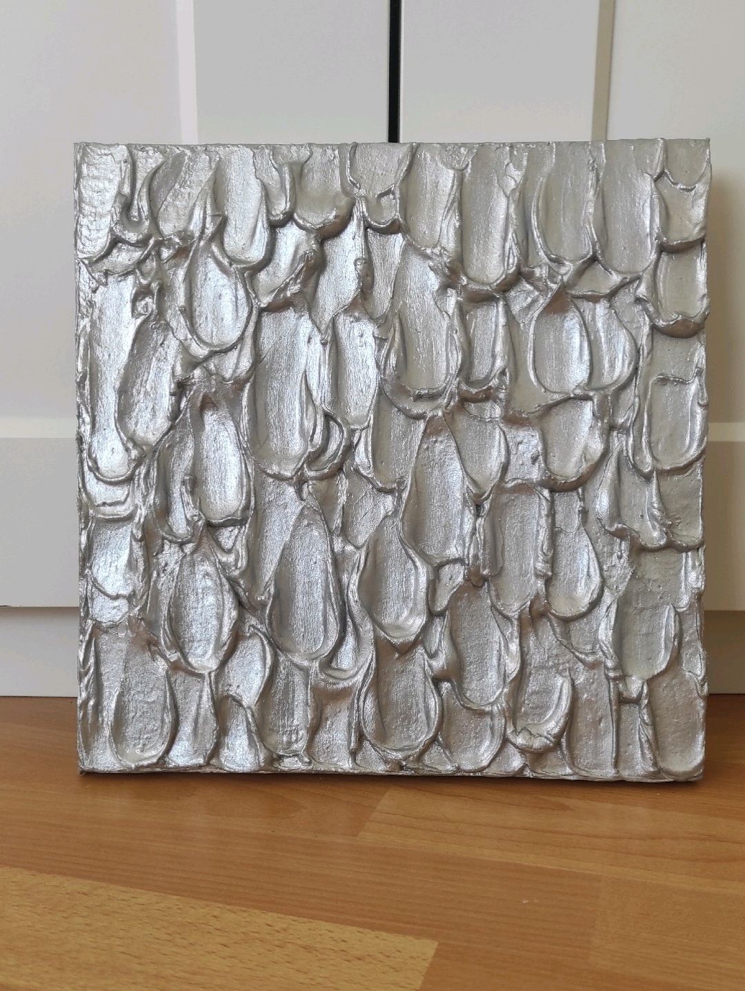 drop---el-yapimi-metalik-damla-rolyef-3d-tablo-plaster-texture-art
