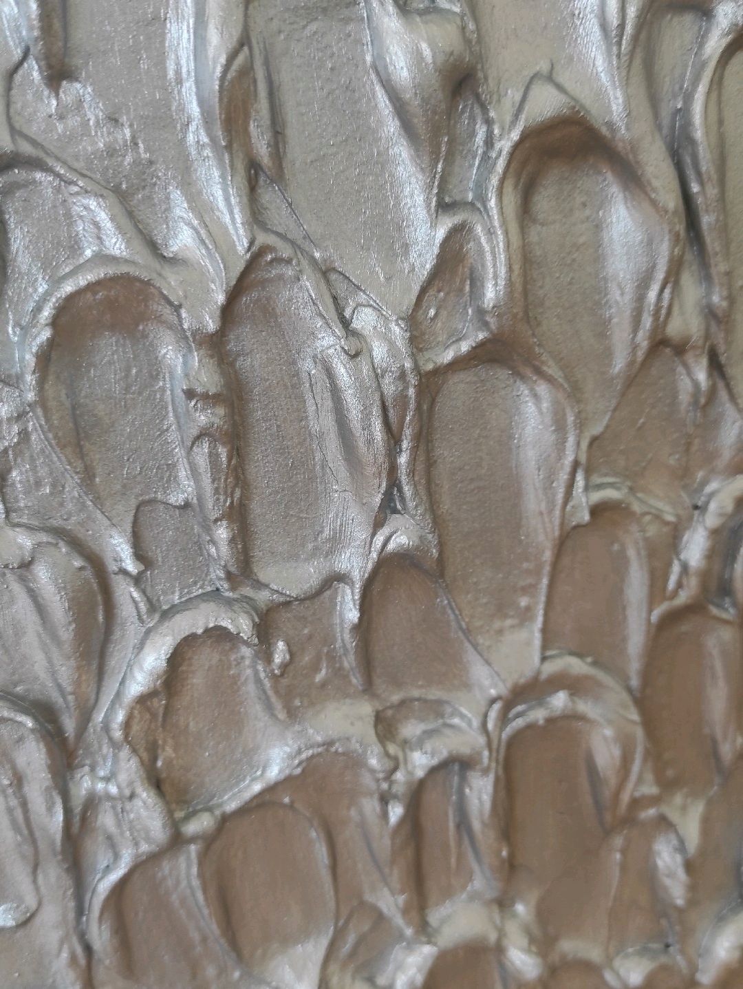 drop---el-yapimi-metalik-damla-rolyef-3d-tablo-plaster-texture-art