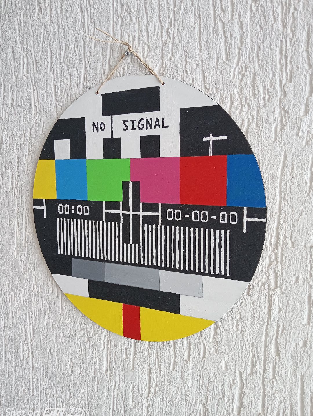 no-signal-retro-tablo-duvar-dekor-cok-renkli