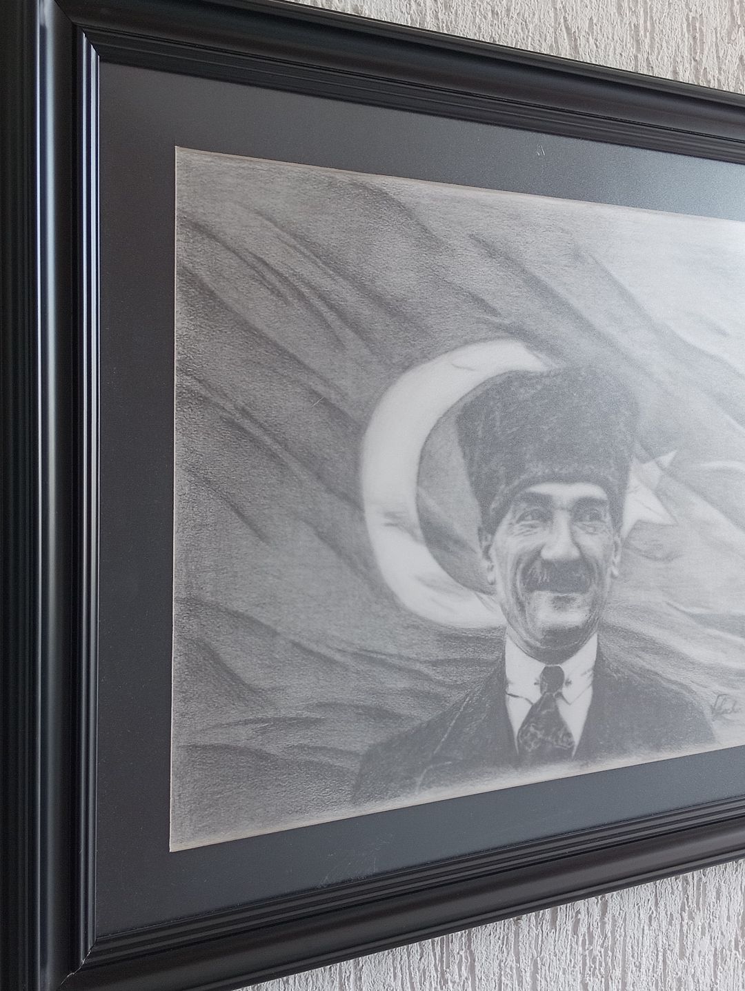 karakalem-ataturk-tablo-siyah