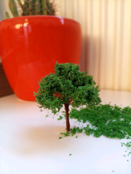 Minyatür Mimari Maket Diorama Ağaç Modeli Yeşil