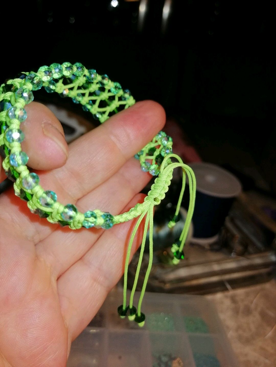 yesil-makrome-bileklik-yesil