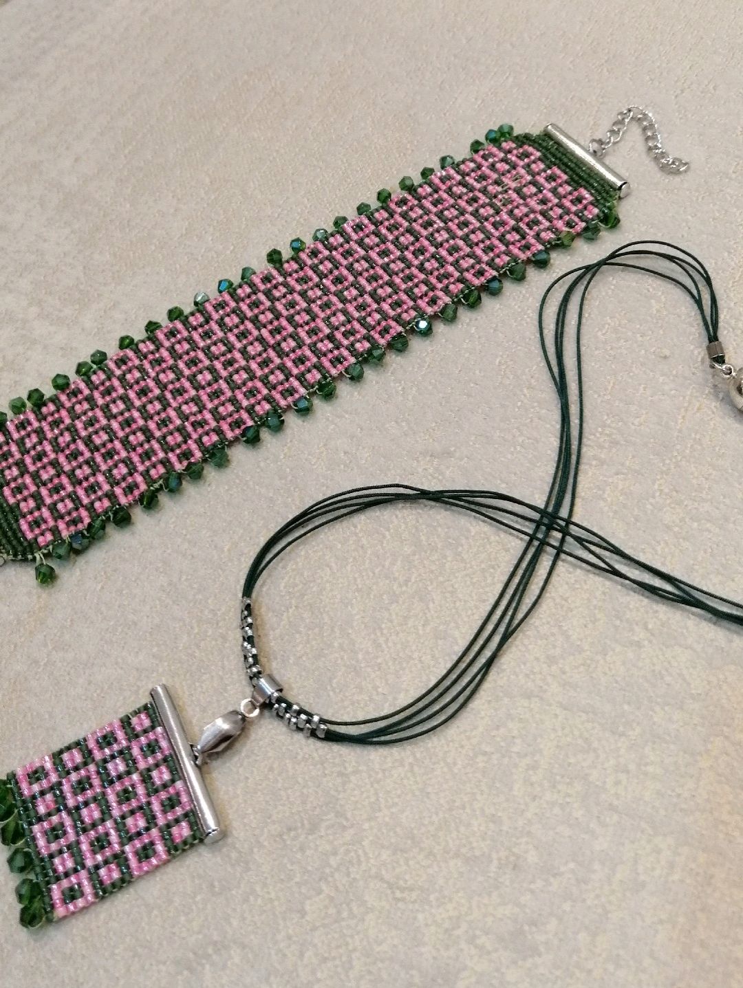 miyuki-bileklik-ve-kolyesi-yesil