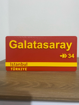 Galatasaray Dekoratif Ürünü Kırmızı