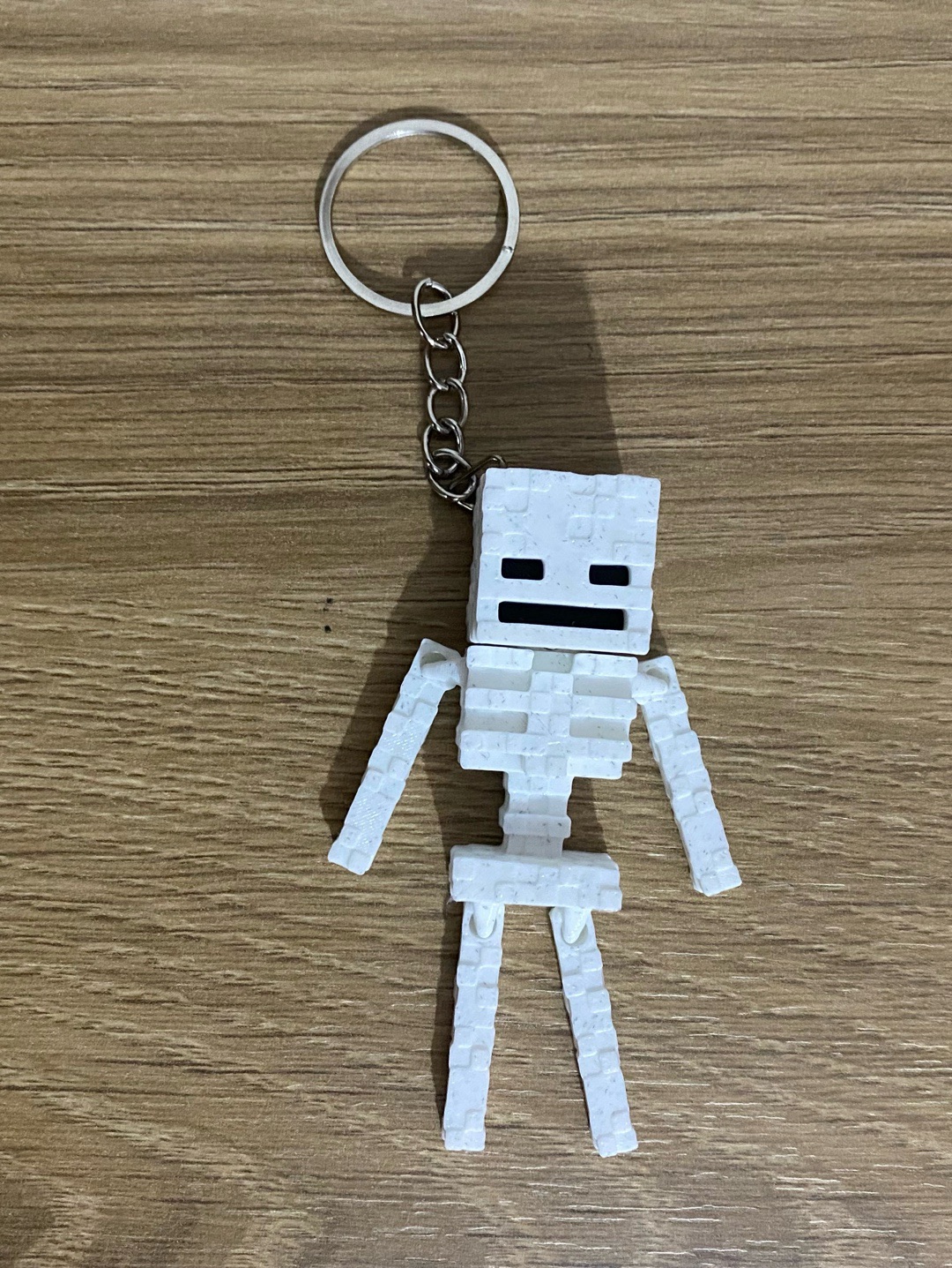 minecraft-iskelet-anahtarlik-beyaz