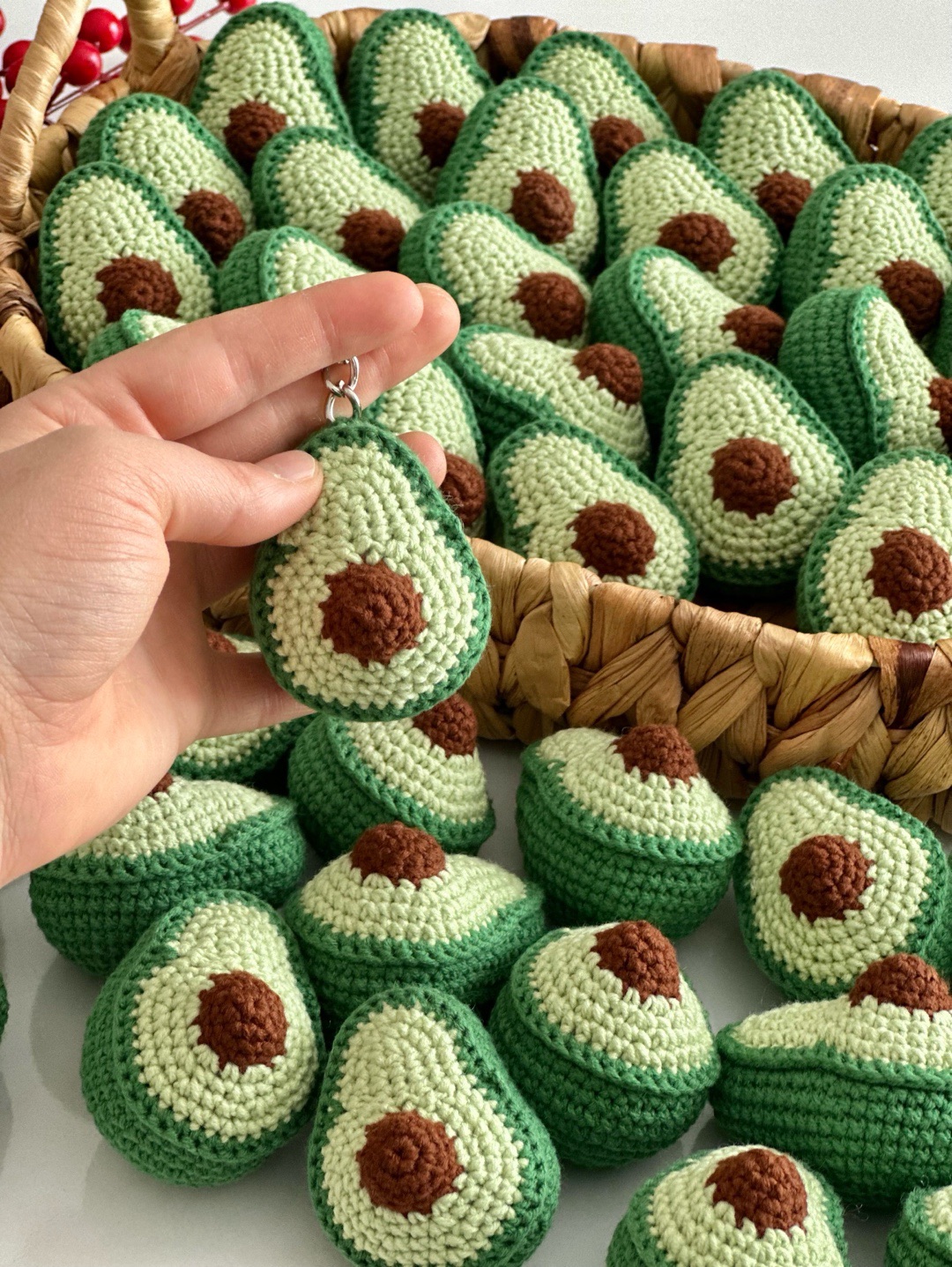 avokado-anahtarlik-yesil