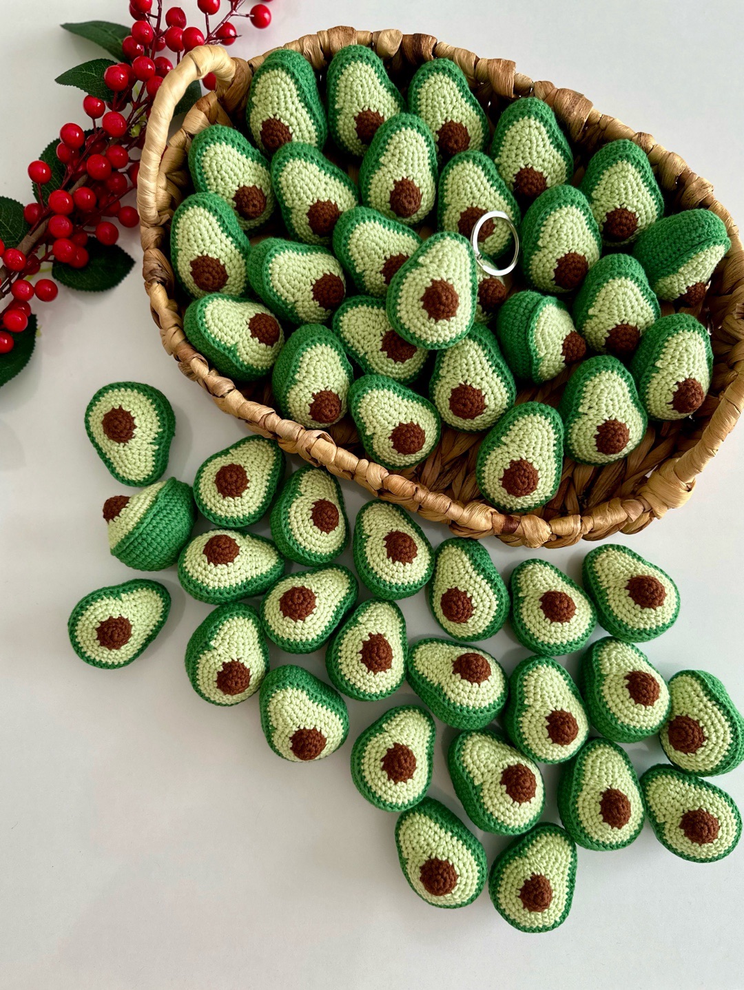 avokado-anahtarlik-yesil
