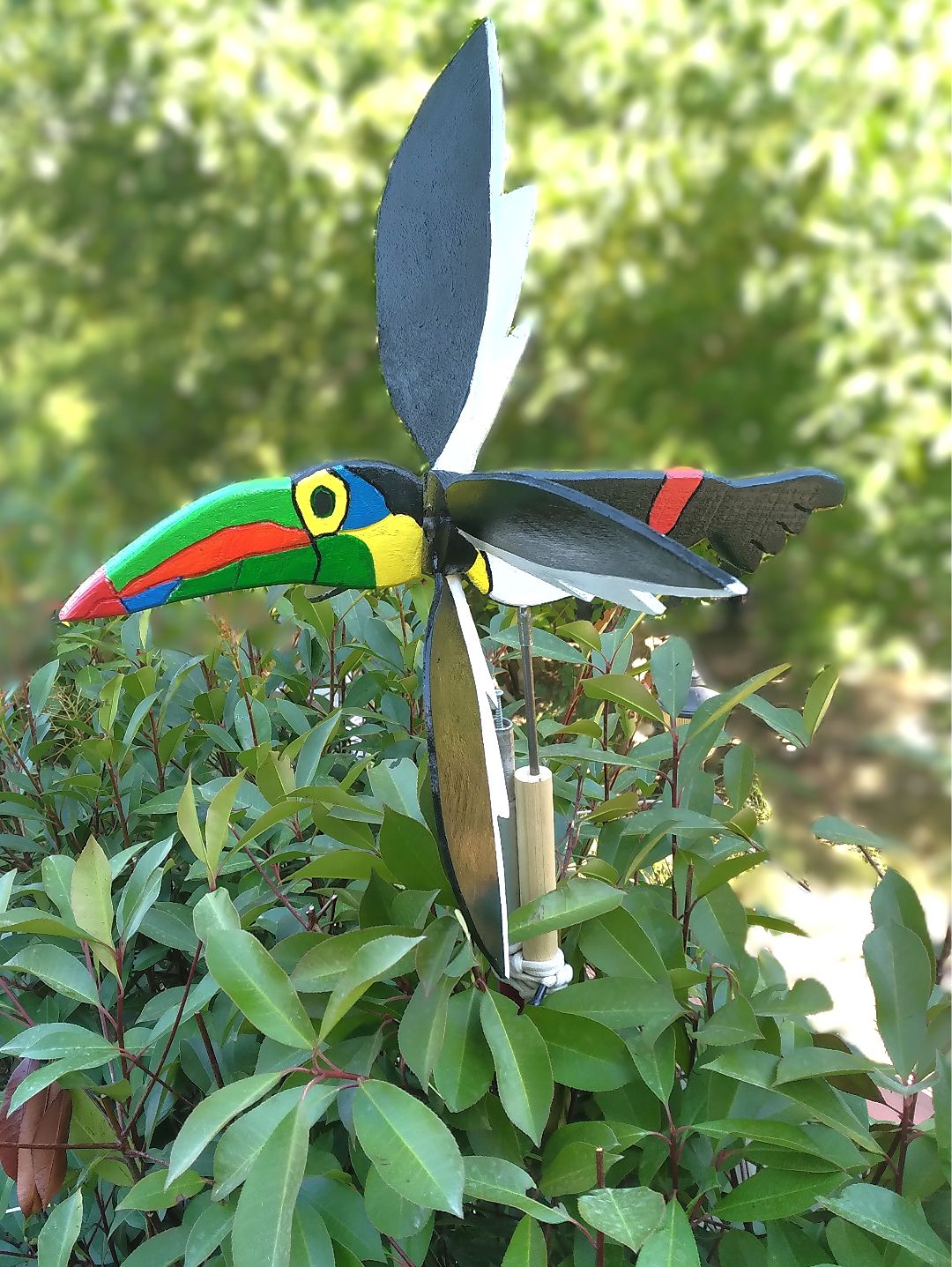 ahsap-toucan-ruzgar-gulu-cok-renkli