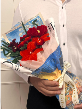 Van Gogh Kırmızı Buket Kırmızı