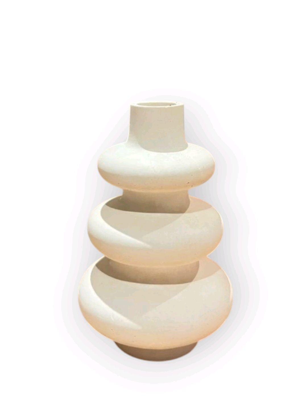 dalga-formlu-vazo-ve-lotus-mumluk-seti-beyaz