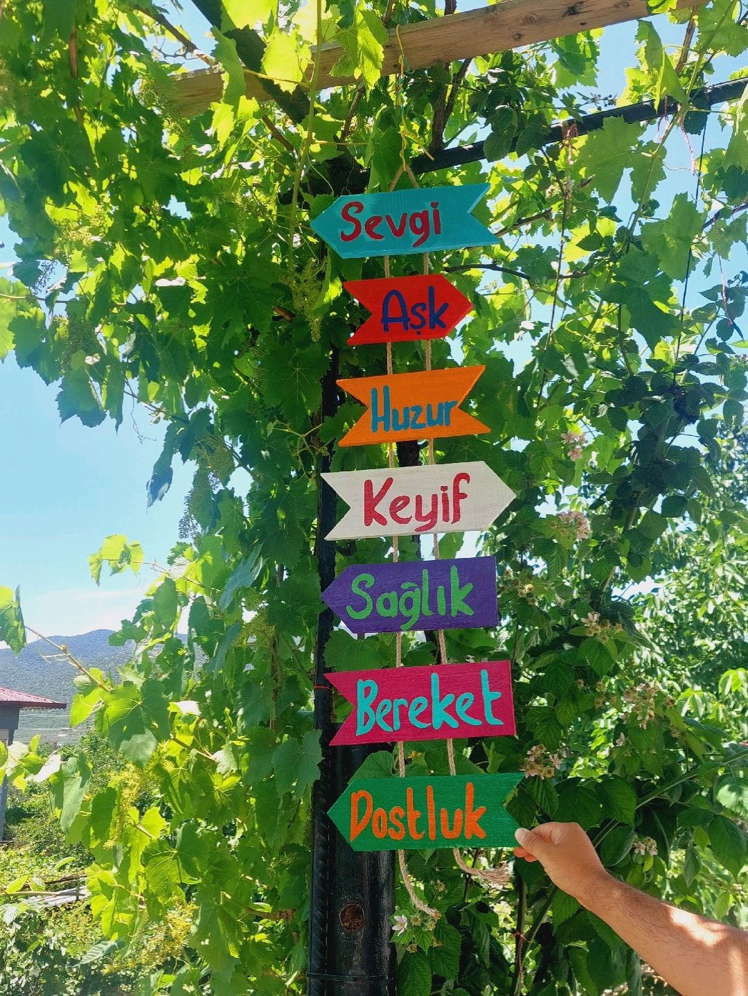 yon-oklari-yon-tabelasi-cok-renkli