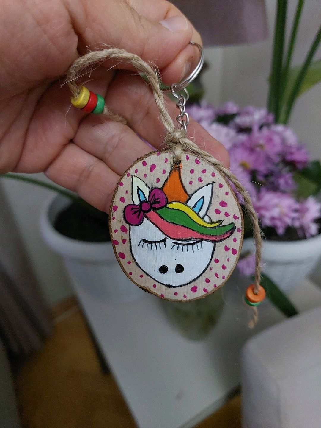 unicorn-anahtarlik-cok-renkli