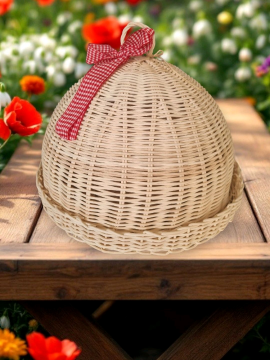 Rattan Hasır Fanus  30cm