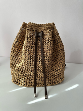 Byehandmade El Yapımı Kahverengi Sırt Çantası Kahverengi