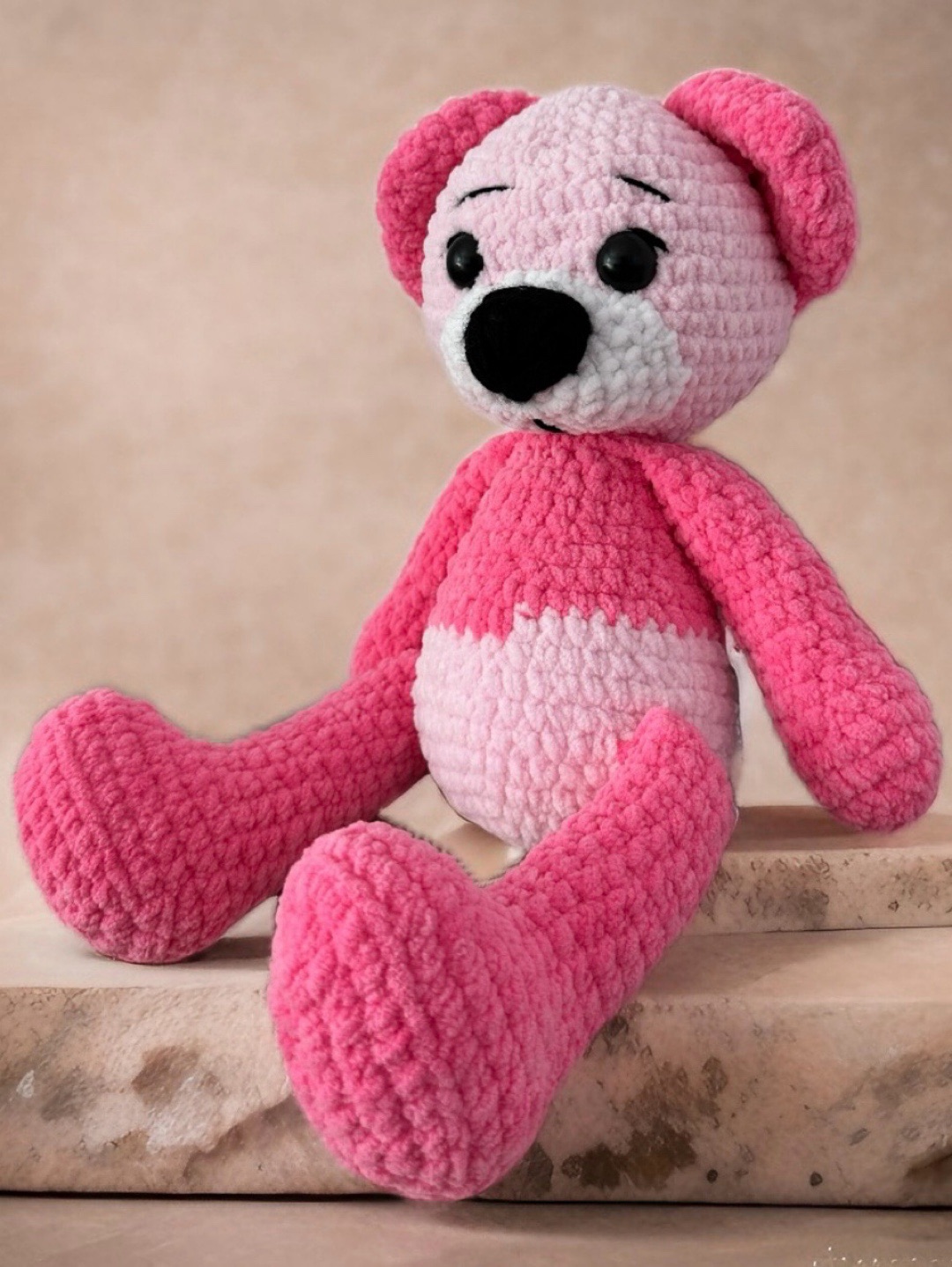 byehandmade-el-yapimi-amigurumi-pembe-ayicik-pembe