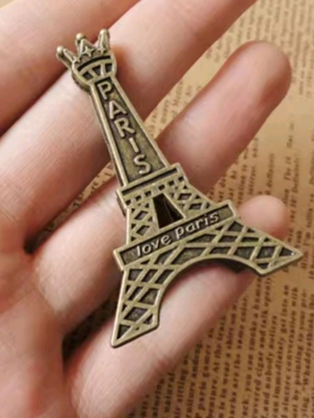paris-bronz-renk-klips