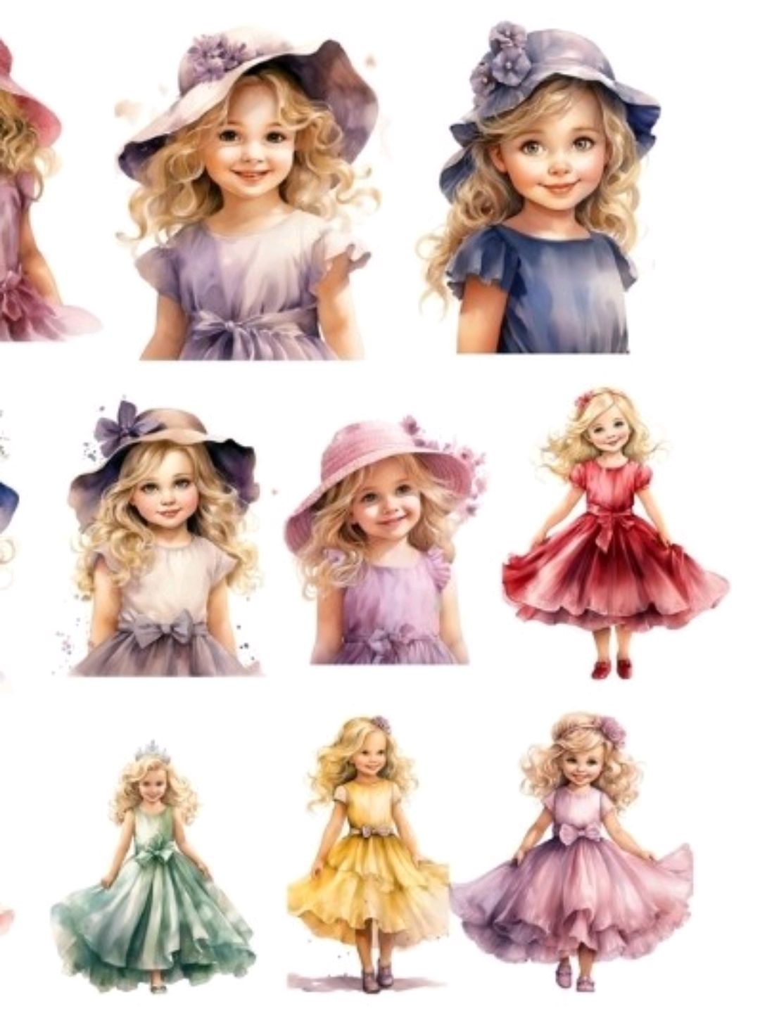 girl-sticker-cikartma-cok-renkli
