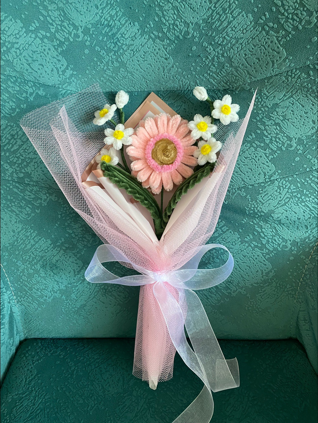 gerbera-cicegi-ve-papatya-pastel-pembe