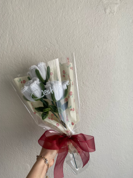 Gül Buketi Beyaz