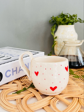 Love Mug Çok Renkli