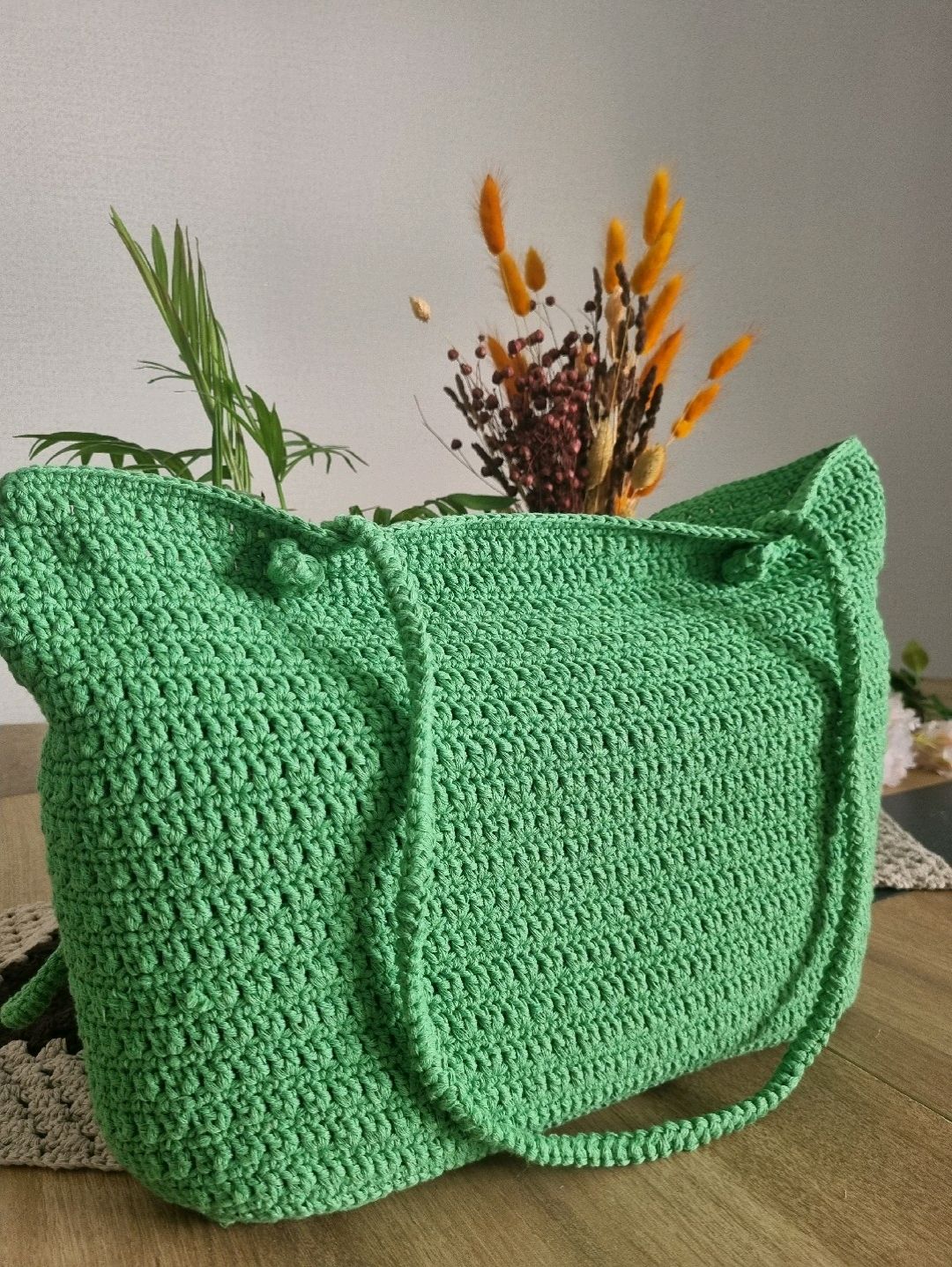 yesil-coton-canta-yesil