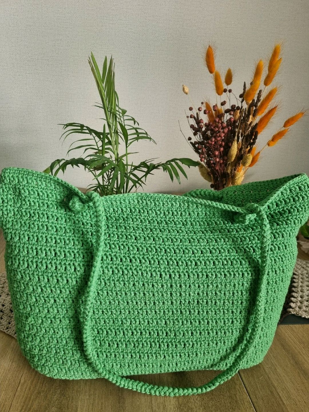 yesil-coton-canta-yesil