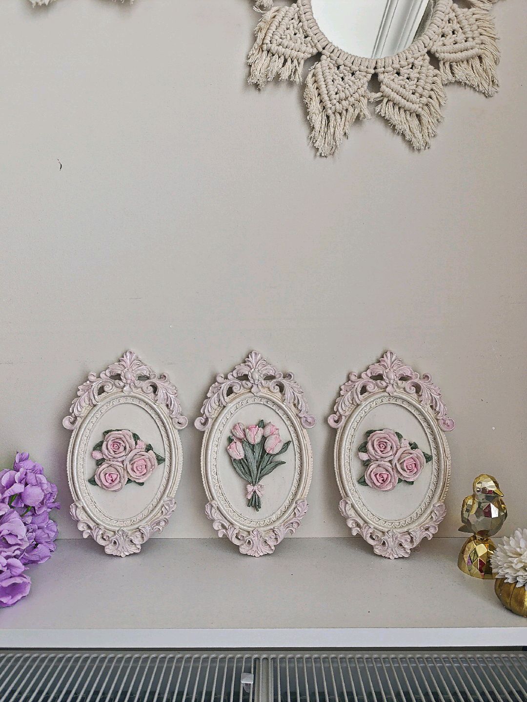3lu-takim-ciragan-cerceve-pano-pembe