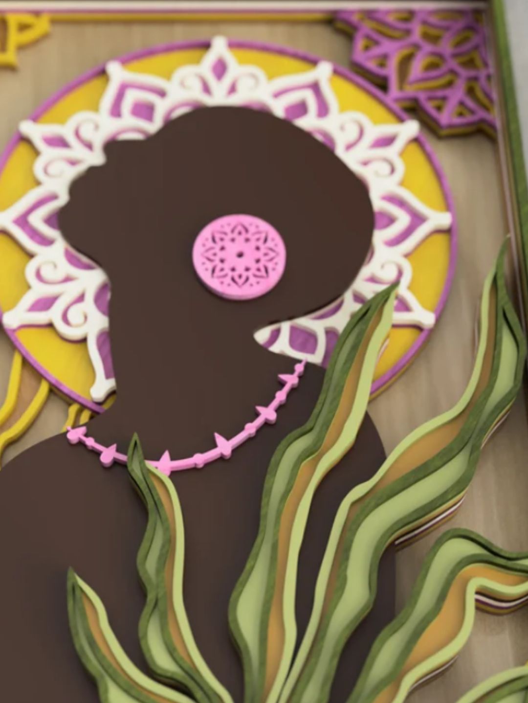 afrika-sanati-duvar-heykeli-cok-renkli
