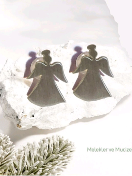 Mini Melek Küpe Gümüş