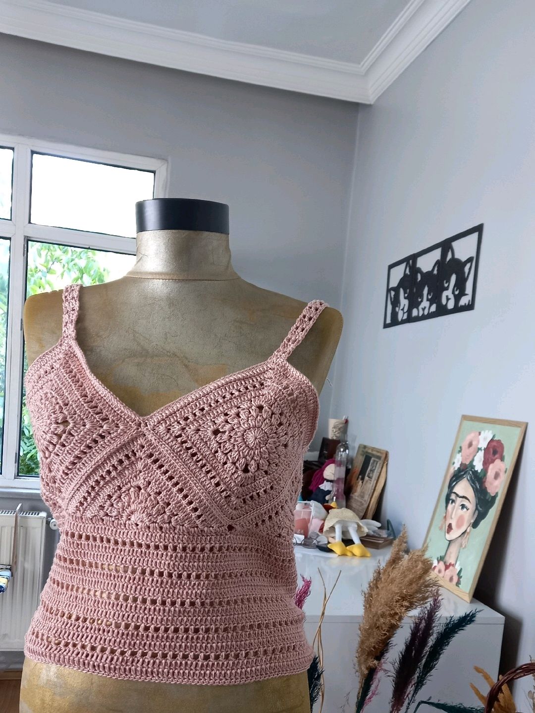 el-orgusu-pudra-crop-top-pembe