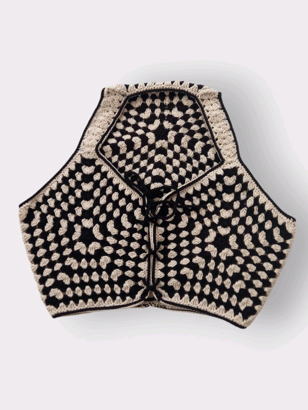 el-orgusu-siyah-bej-motif-yelrk-bej