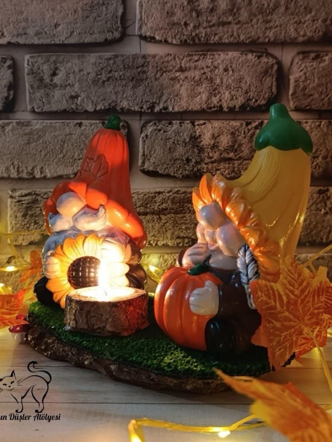 gnome-cift-tealight-mumluk-set