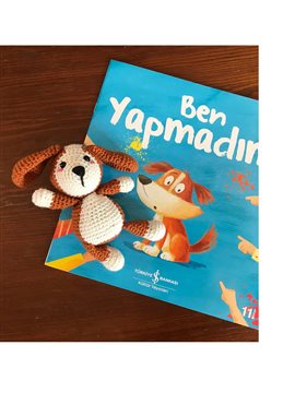 Mini Köpek Amigurumi Beyaz