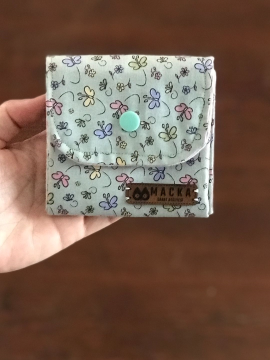 Mini Cüzdan Su Yeşili Açık Yeşil