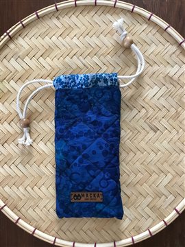 Büzgülü Gözlük Kılıfı Batik Lacivert Lacivert