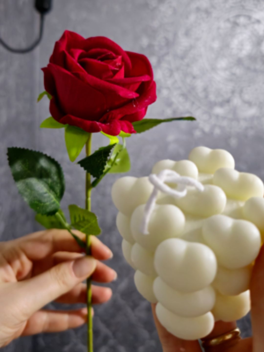 dekoratif-ask-kupu-mum-beyaz