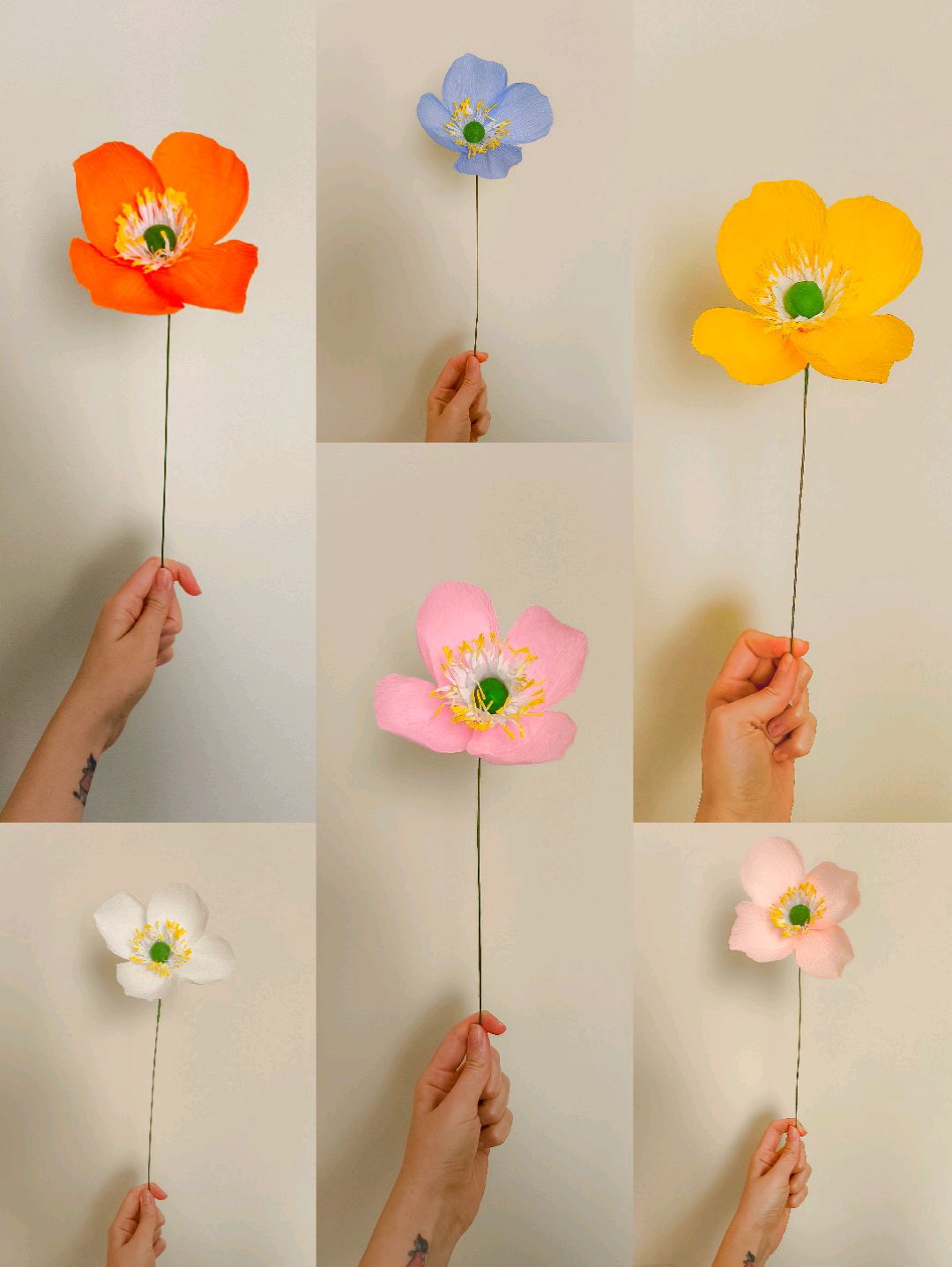 poppy-cicekler---kagit-cicek