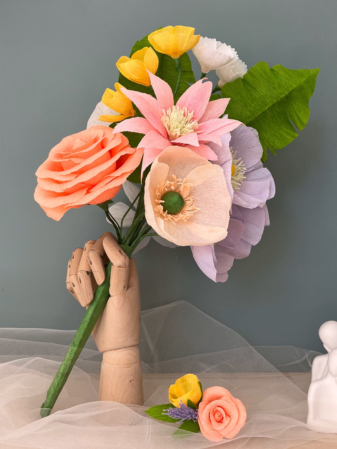 tropical-island-bloom-gelin-buketi--kagit-cicek-sanati-pembe