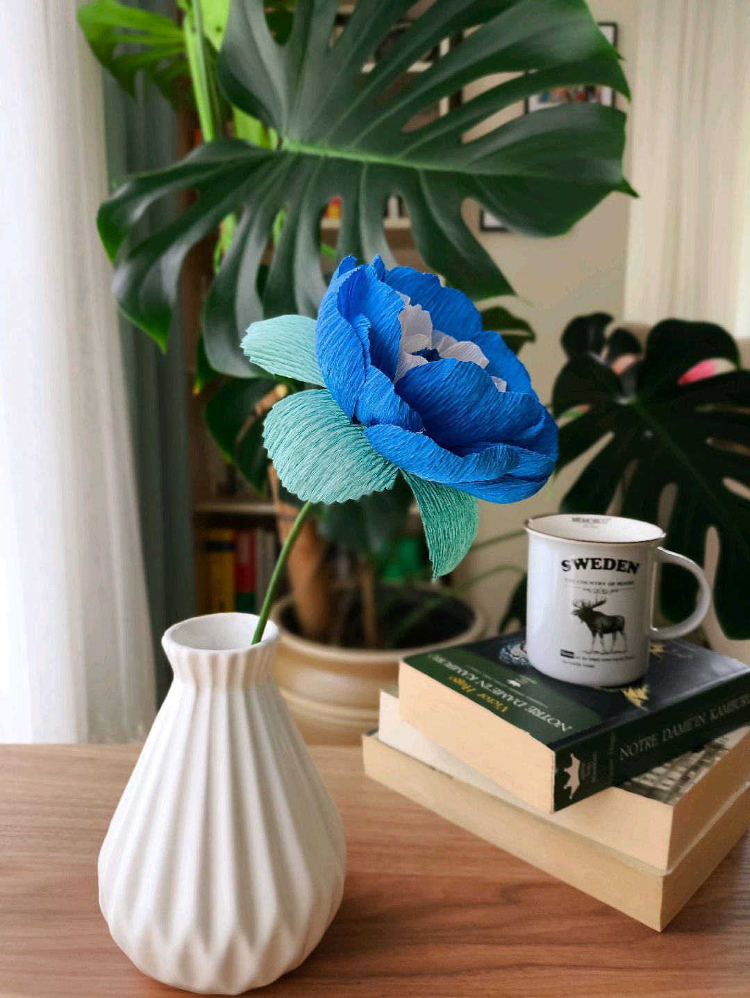 cyber-blue-peony-kagit-cicek-sanati-saks-mavi