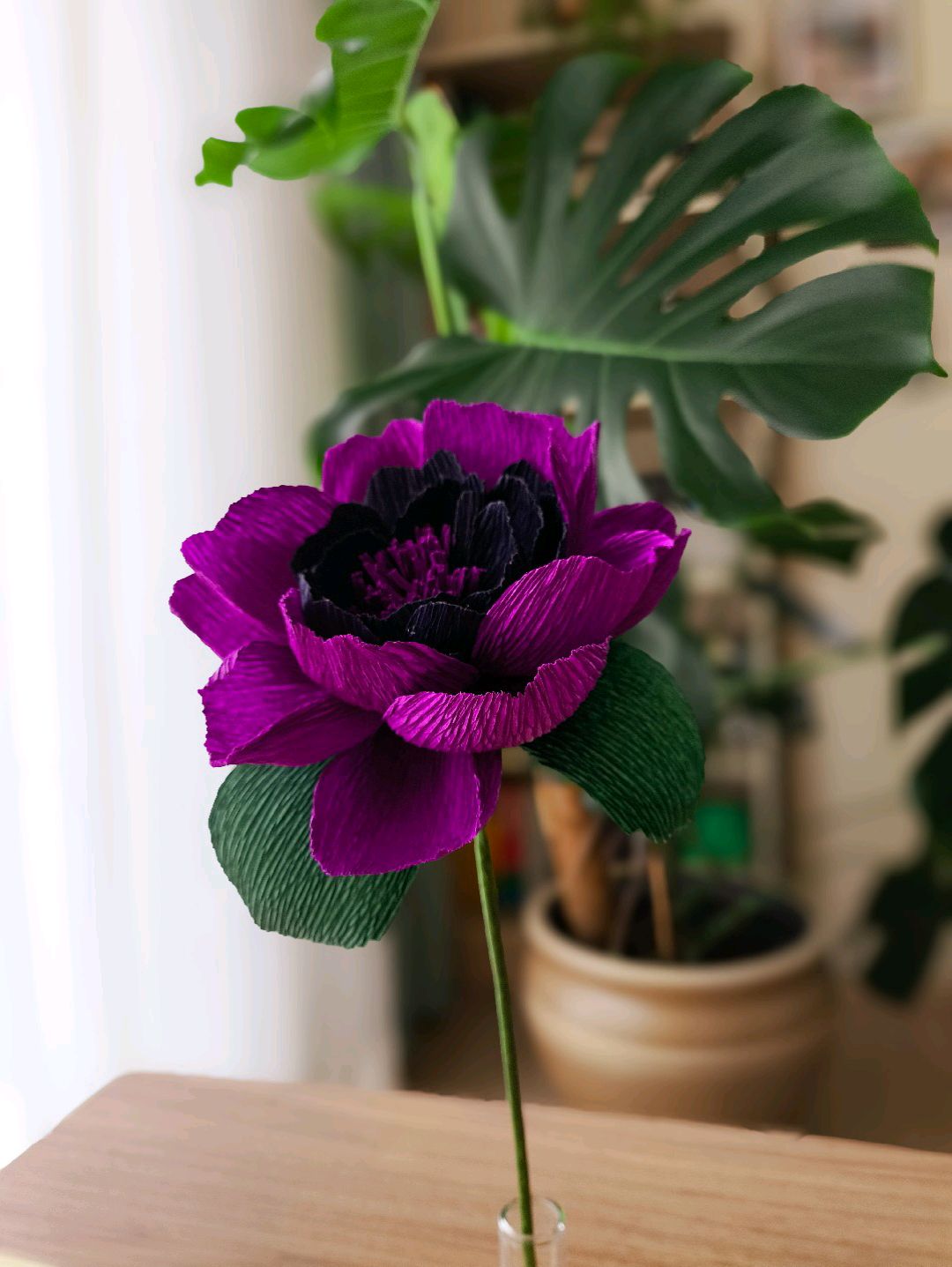 deep-purple-peony-kagit-cicek-u-koyu-mor