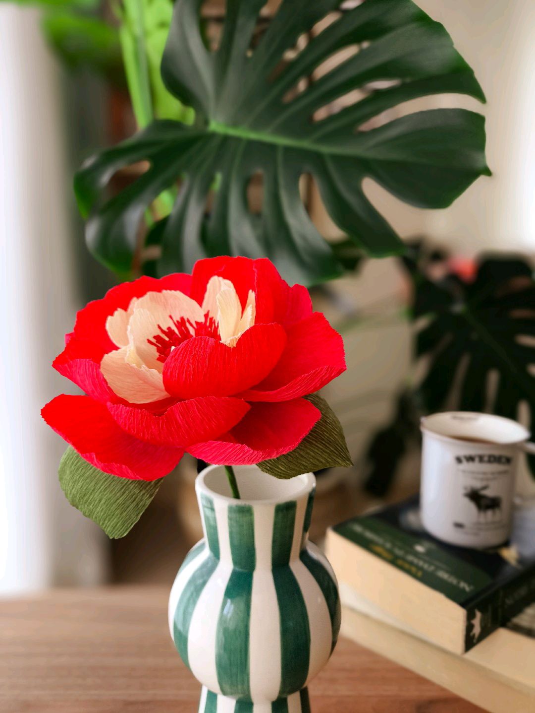ruby-red-peony-kagit-cicek-sanati-mercan-kirmizisi