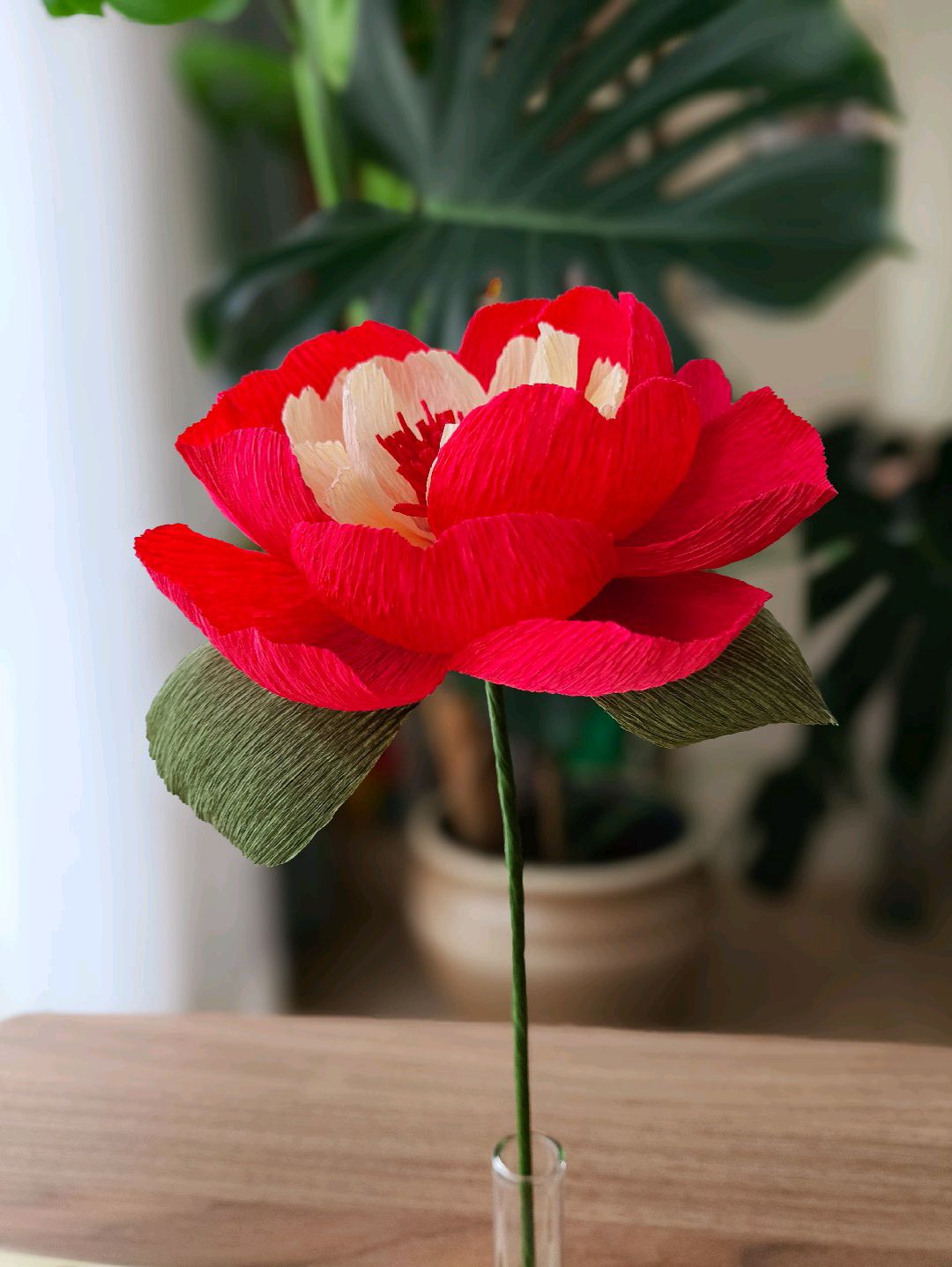 ruby-red-peony-kagit-cicek-sanati-mercan-kirmizisi