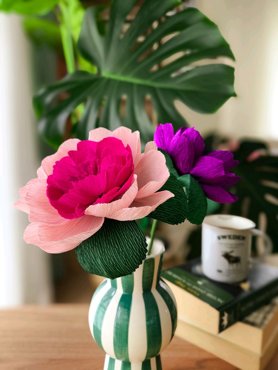 dream-violet-peony-kagit-cicek-sanati-mor