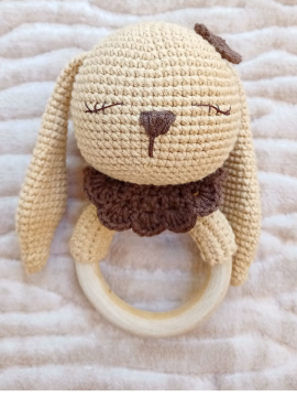 Amigurumi Çıngırak  Bej