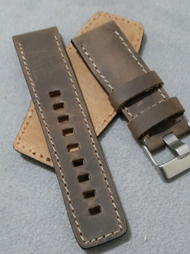 26 Mm Crayz Deri Elyapımı Kordon  Kahverengi